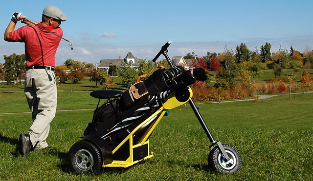 single ride on golf buggy