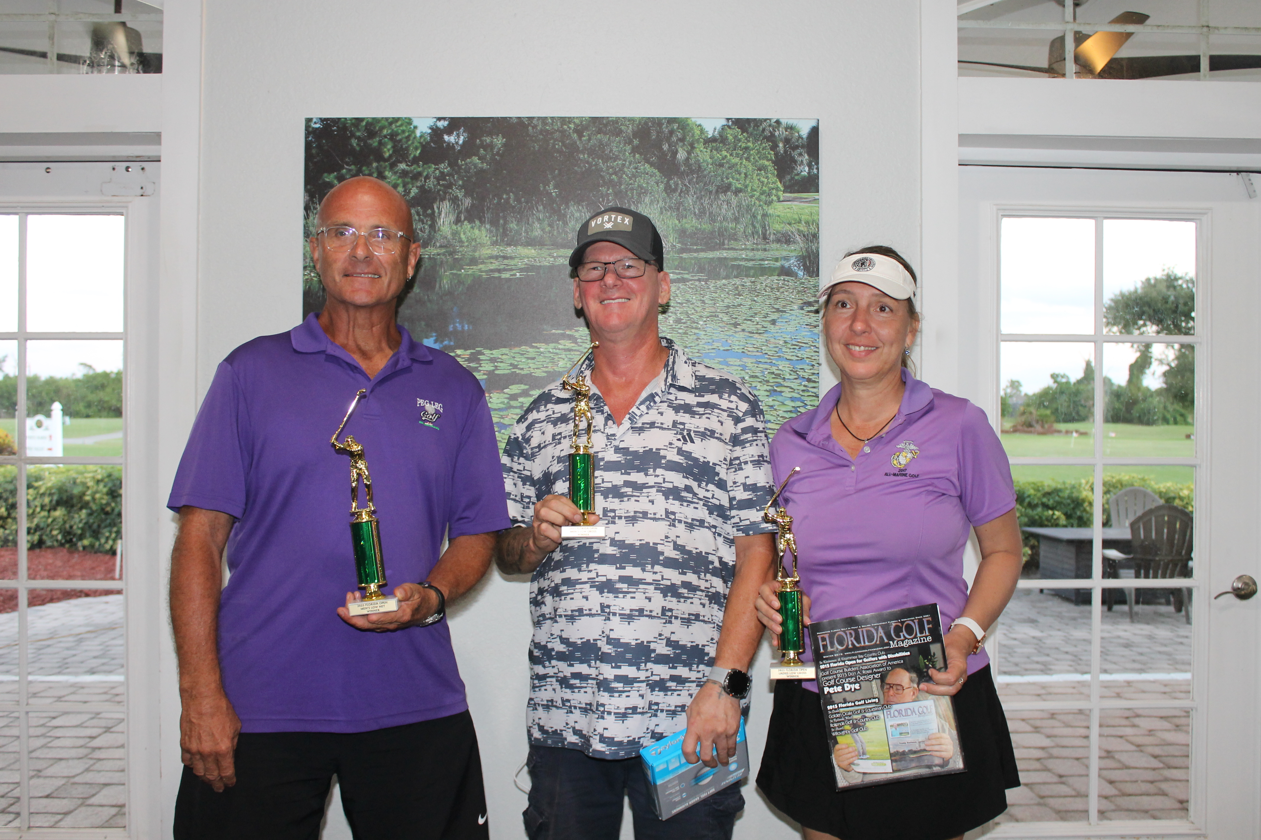 winners at 2025 Florida Open Tournament for Golfers with Disabilities and-or Mobility Challenges